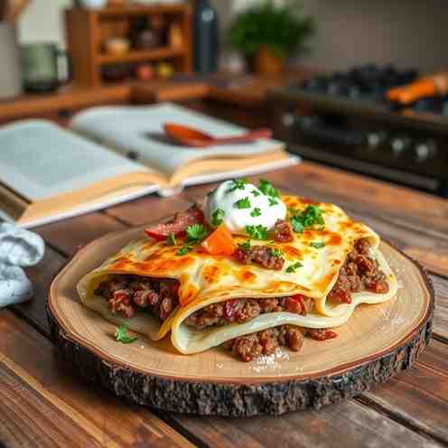 Hortobágyi Palacsinta - Easy Ground Beef Sour Cream Recipe